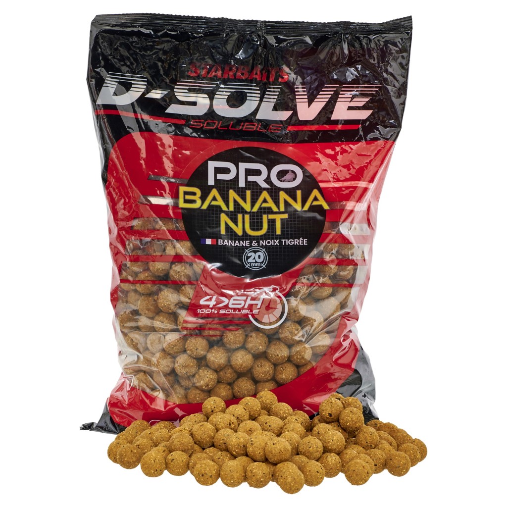 Boiliai StarBaits Pro Banana Nut D-Solve 2,5kg