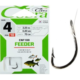 Kabliukai su pavadėliu Cobra Feeder 70cm