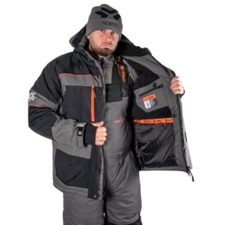 Kostiumas žieminis Norfin Discovery 3 Grey