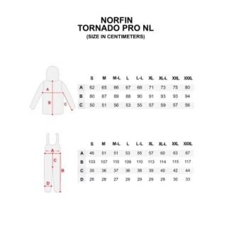 Kostiumas žieminis Norfin Tornado Pro