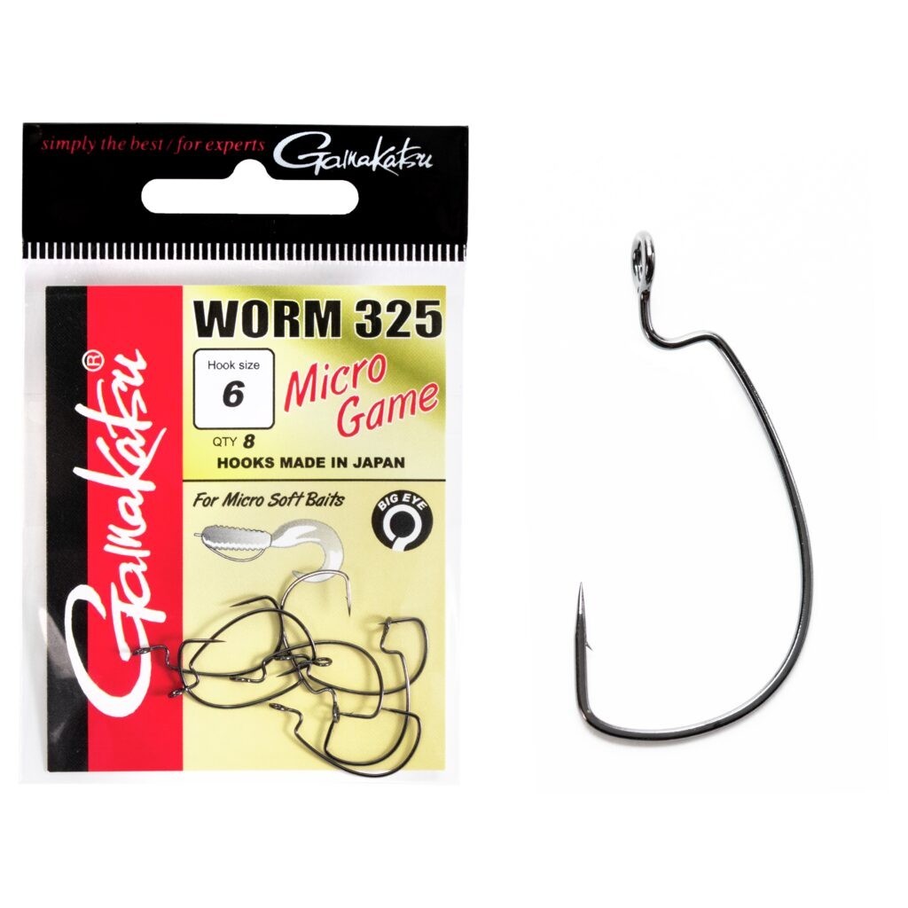 Kabliukai Gamakatsu Worm 325 Micro Game