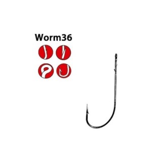 Kabliukai Gamakatsu Worm 36