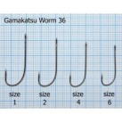 Kabliukai Gamakatsu Worm 36 Kabliukai Gamakatsu Worm 36