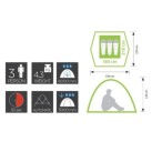 Palapinė automatinė Norfin Tench 3 Palapinė automatinė Norfin Tench 3