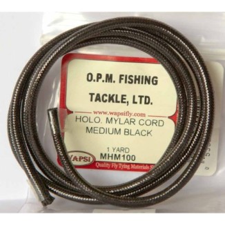Virvelė Wapsi Mylar Cord Holo Medium Black
