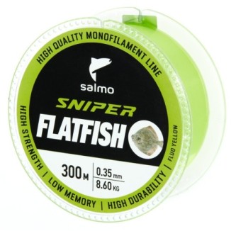 Valas Salmo Sniper Flatfish Fluo Yellow 300m