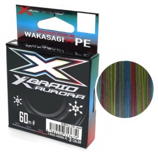 Valas pintas YGK X-Braid Aurora Wakasagi 60m
