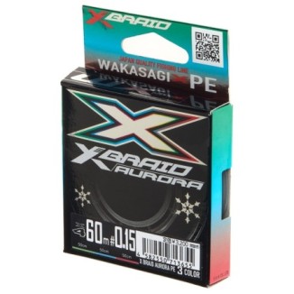 Valas pintas YGK X-Braid Aurora Wakasagi 60m