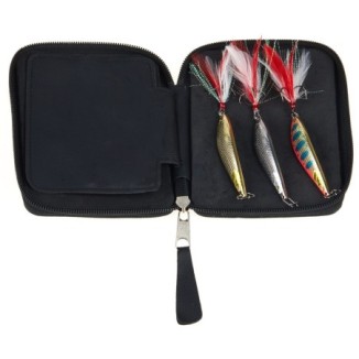 Dėklas žieminiams masalams Lucky John Eco Leather