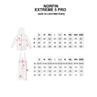 Kostiumas žieminis Norfin Extreme 5 Pro