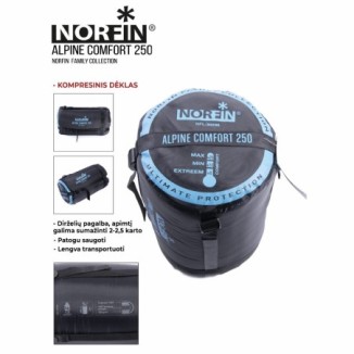 Miegmaišis Norfin Alpine Comfort 250