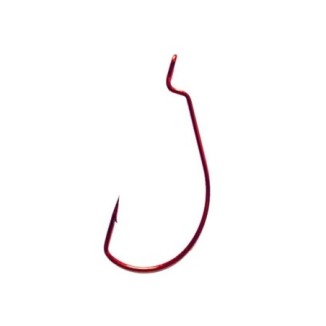Kabliukai Gamakatsu Worm EWG Offset Red