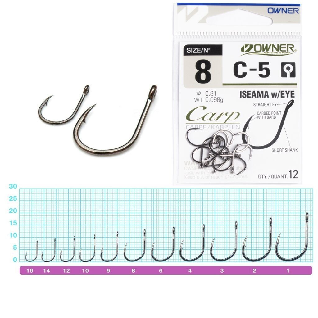 Kabliukai Owner Carp Iseama C-5 BC