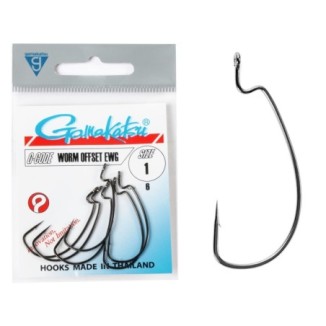 Kabliukai Gamakatsu Worm EWG Offset