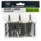 Šėryklų rinkinys Vegas Feeder Concept River Cage L 60-80-100g