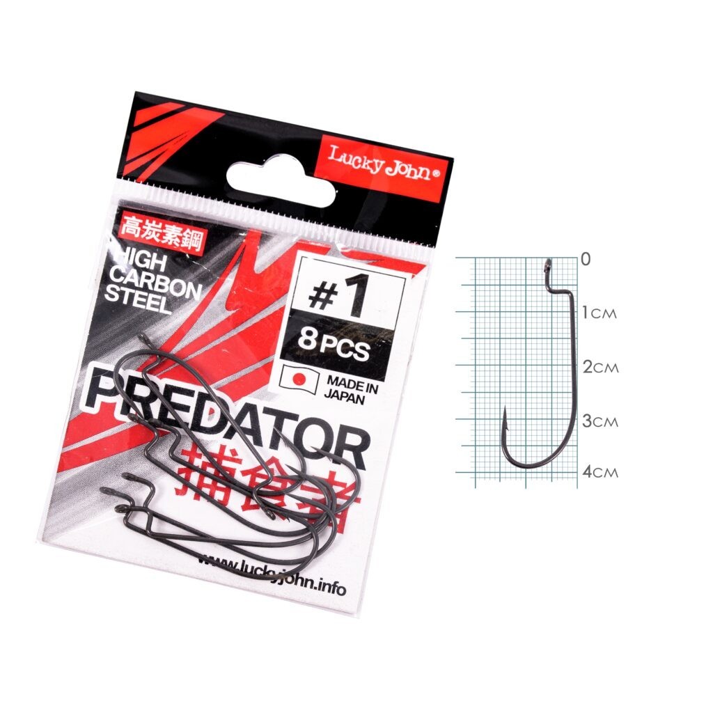 Kabliukai ofsetiniai Lucky John Predator