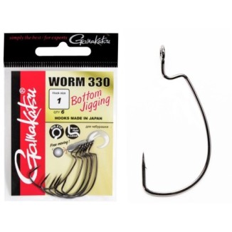 Kabliukai Gamakatsu Worm 330 Bottom Jigging