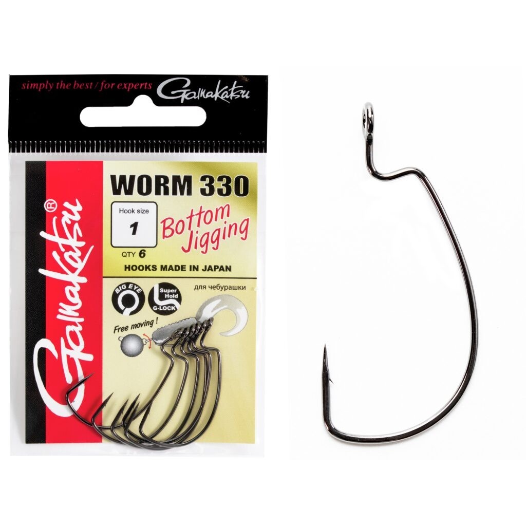 Kabliukai Gamakatsu Worm 330 Bottom Jigging