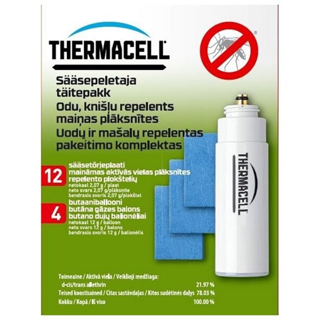 Paketas įrenginio nuo uodų papildymui Thermacell Original