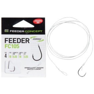 Kabliukai su pavadėliu Feeder Concept FC105 70 cm