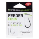 Kabliukai su pavadėliu Feeder Concept FC105 70 cm Kabliukai su pavadėliu Feeder Concept FC105 70 cm