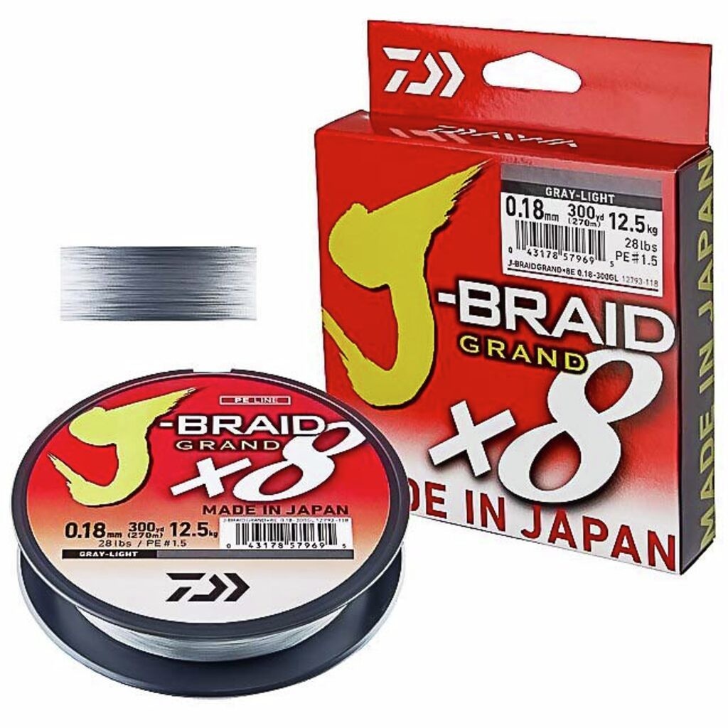 Valas pintas Daiwa J-Braid Grand X8 135m