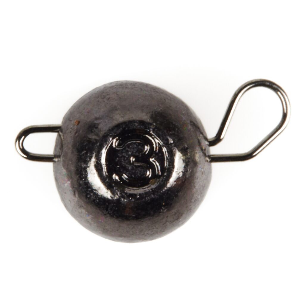 Svarelis volframinis Lucky John Jig Ball Black Nickel