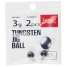 Svarelis volframinis Lucky John Jig Ball Black Nickel Svarelis volframinis Lucky John Jig Ball Black Nickel