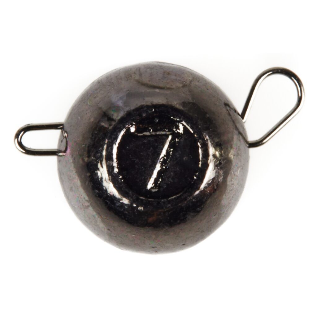 Svarelis volframinis Lucky John Jig Ball Black Nickel