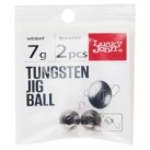 Svarelis volframinis Lucky John Jig Ball Black Nickel Svarelis volframinis Lucky John Jig Ball Black Nickel