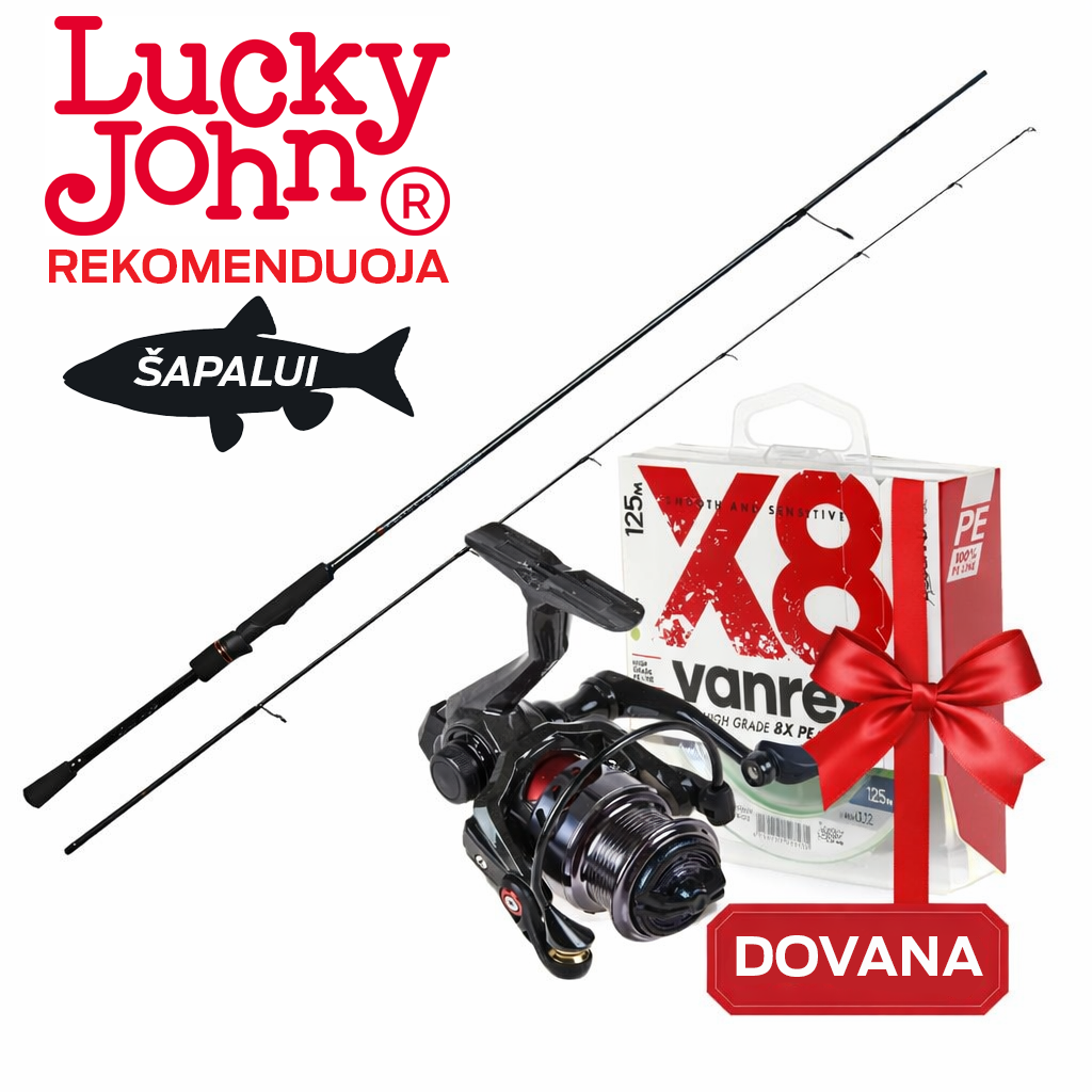 Spiningavimo rinkinys Lucky John Chub