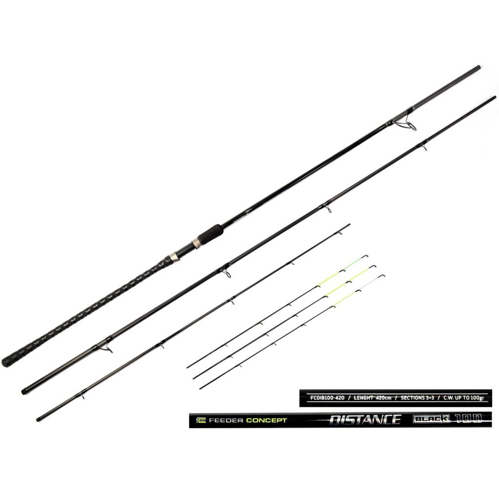 Meškerė Feeder Concept Distance Black 100
