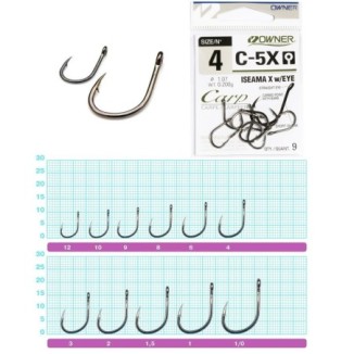 Kabliukai Owner Carp IseamaX C-5X BC