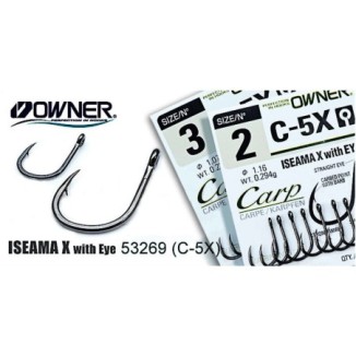 Kabliukai Owner Carp IseamaX C-5X BC