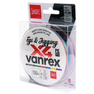 Valas pintas Lucky John Vanrex X4 Egi & Jigging Multi 150m