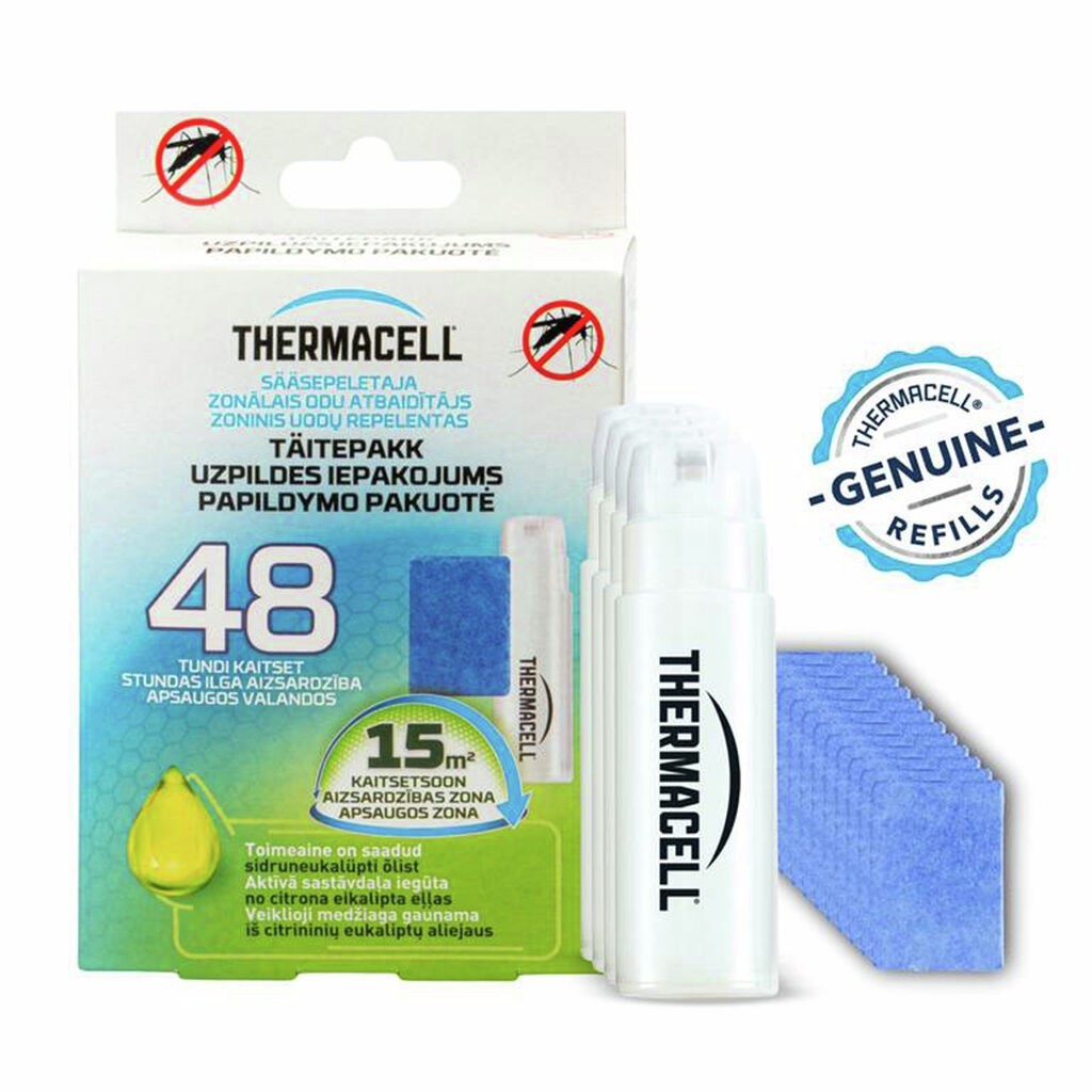 Paketas įrenginio nuo uodų papildymui Thermacell Citridiol