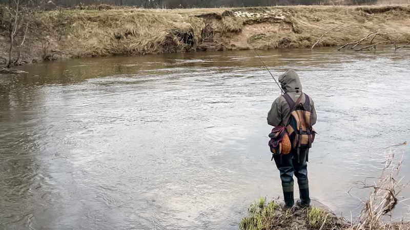 Balta dėmė upėtakininko žemėlapyje? Puikus metas upėtakių žūklei