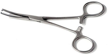 Žnyplės Balzer Artery Clamp Curved 20cm