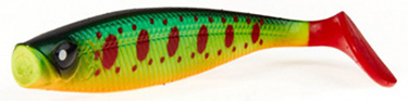 Guminukas Lucky John 3D Red Tail Shad Guminukas Lucky John 3D Red Tail Shad