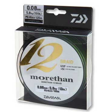 3 pav. Valas pintas Daiwa Morethan 12 0.16mm 14.0kg 135m
