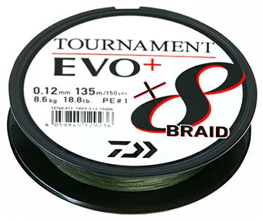 Valas pintas Daiwa Tournament X8 Evo