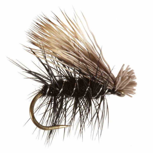 Muselė Turrall Elk Hair Caddis Black