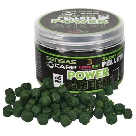 Peletės Sensas Super Soft Power Green 4mm 60g