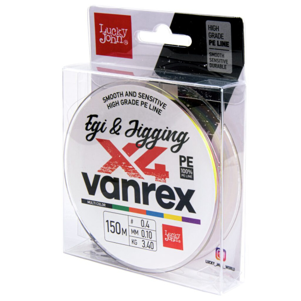 Valas pintas Lucky John Vanrex X4 Egi & Jigging Multi 150m