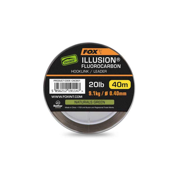 Valas pavadėliams Fox Illusion Fluorocarbon 9.10kg 0.40mm 40m