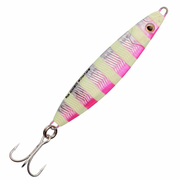 Blizgė SG Psycho Sprat 60g Pink Glow Zebra