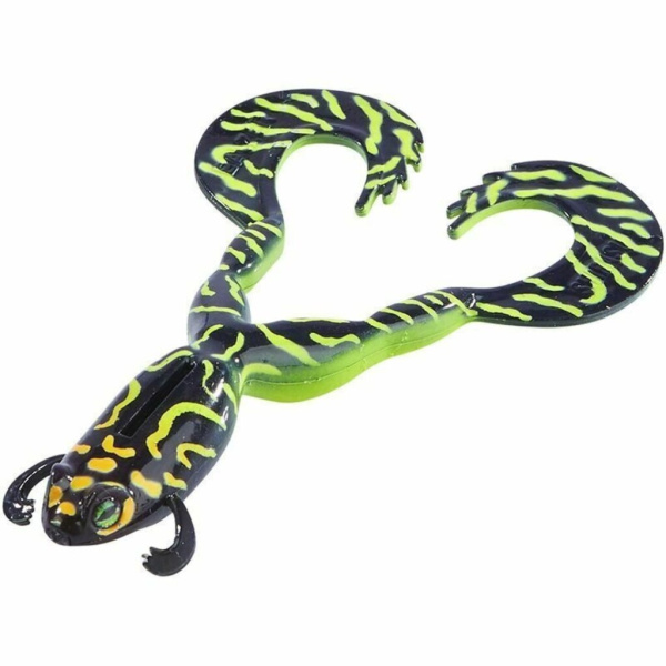 Guminukas Balzer Shirasu Clone Frog UV Black Toxic 12cm