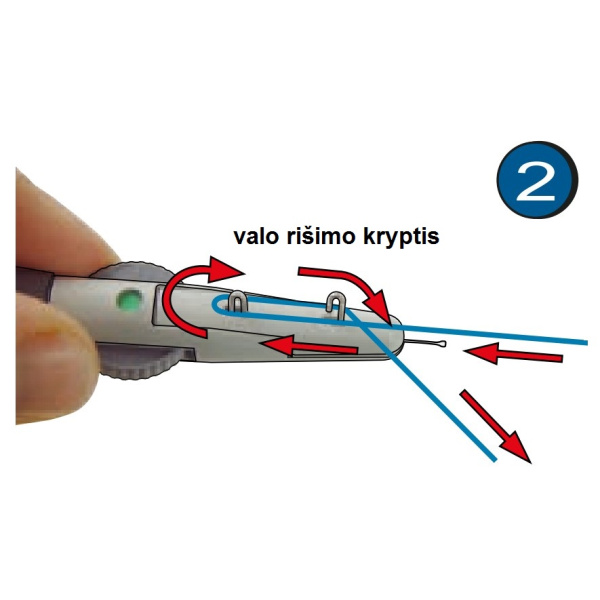 Įrankis kabliukų rišimui Stonfo