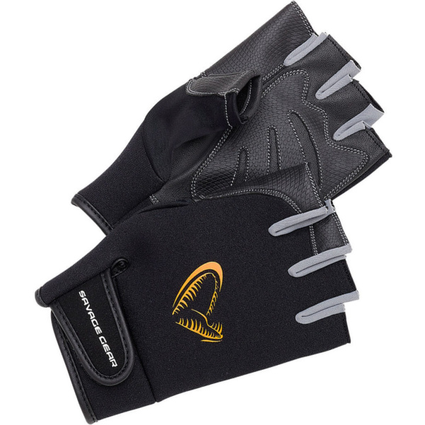 Pirštinės SG Neoprene Half Finger M Black