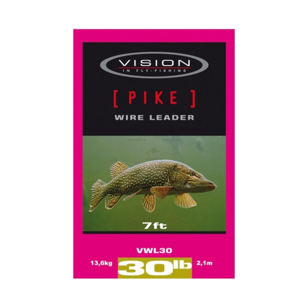 Pavadėlis Vision Pike Wireline 30 lbs